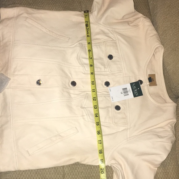 🌸NWT Ralph Lauren Pink 100% Lamb Leather Jacket - Picture 12 of 16